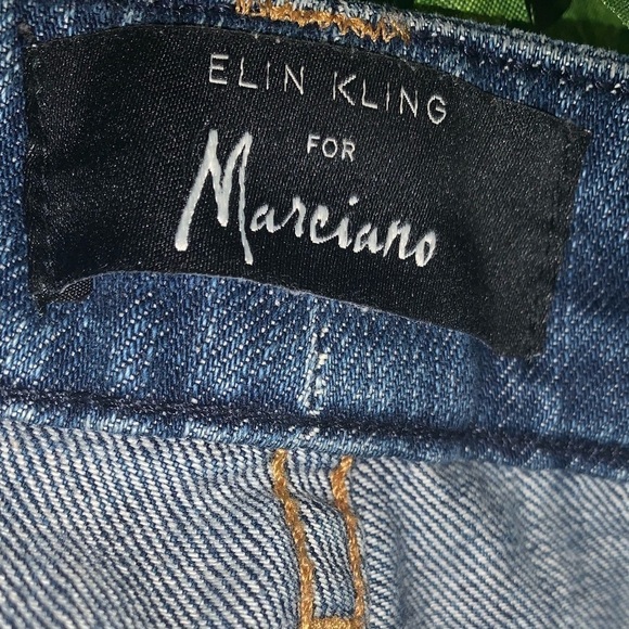 Elin King for Marciano Striped Abstract Skinny Jeans Size 27 - Picture 5 of 7